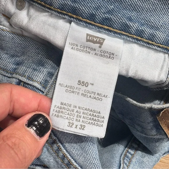 Levi’s 550 Patchwork Hippie Jeans